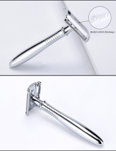 Facorty made shaving razor in classic shaver style