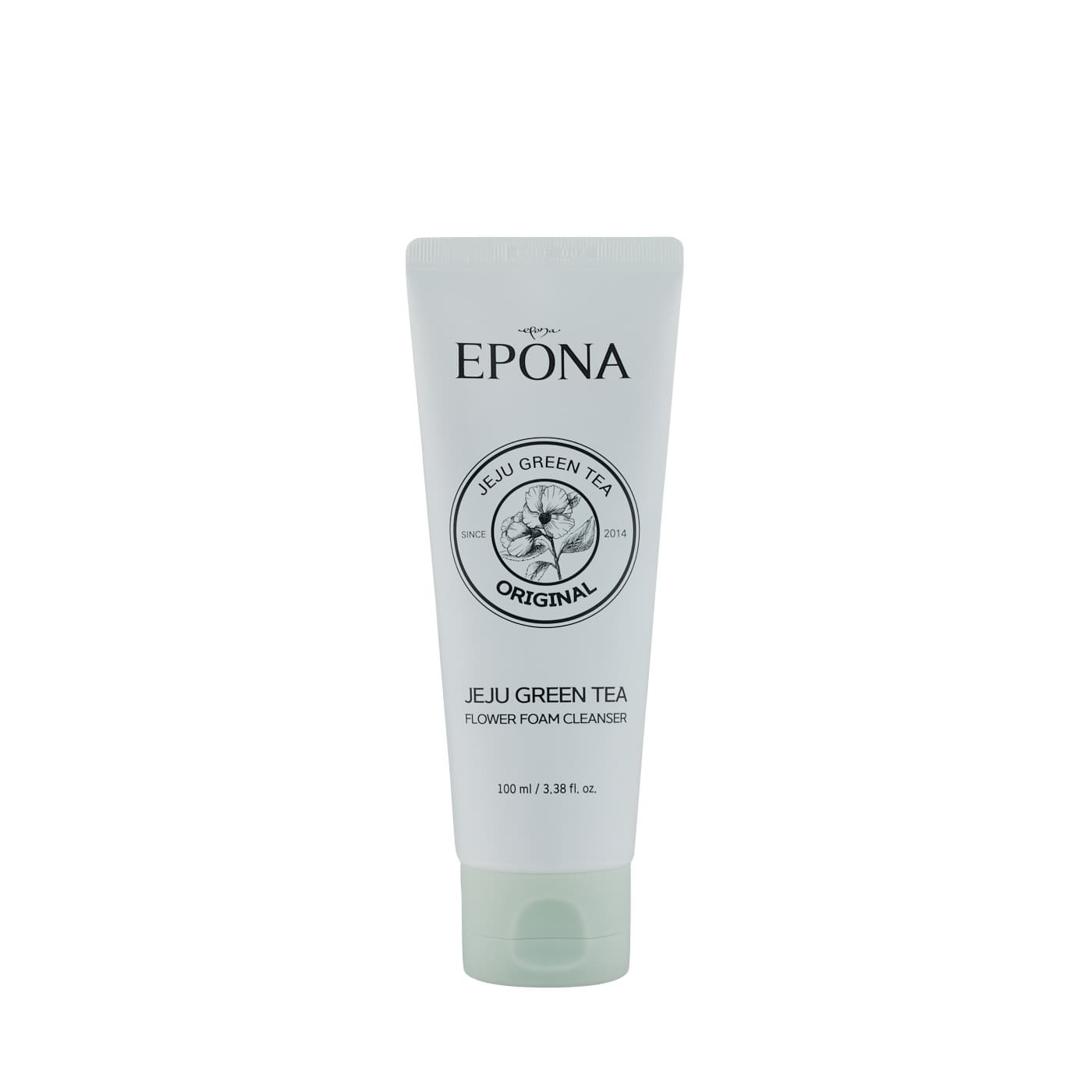 JEJU GREEN TEA FLOWER FOAM CLEANSER