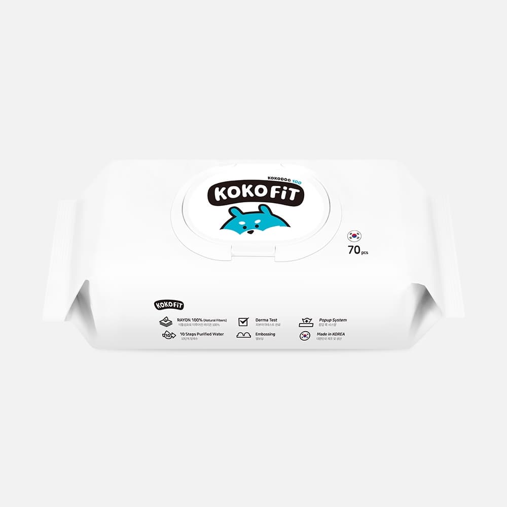 KOKOFiT Wet Wipes - Koko Duck / Koko Rabbit / Koko Cat / Koko Bear / Koko Dog 100