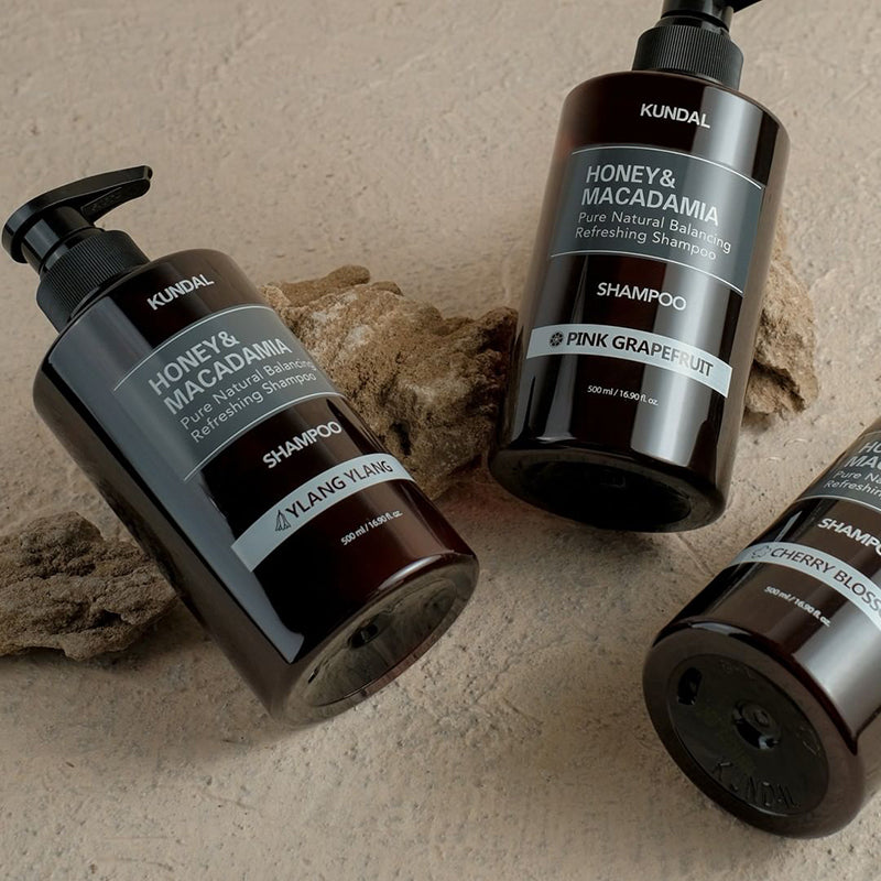(KUNDAL) Honey &amp; Macadamia Nature Shampoo [Baby Powder] 500ml