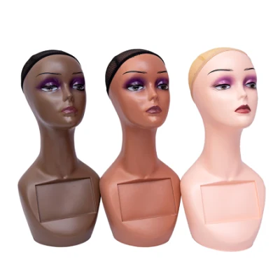 Mannequin Head for Wig Display Wig Head Stand Female Model Without Shoulders Mask Sunglass Hat Hair Wigs Display Stand