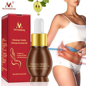 MeiYanQiong Brand 1pcs Slimming Cellulite Massage Essential Oil Fast Lose Weight Fat Burning Slimming Body Creams Care