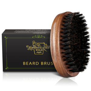 Men care Natural 100% boar bristle and Black walnut wood eco-friendly shaving brush oval beard brush
