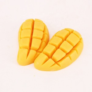 Mendior OEM custom brand Thai Mango shaped soap oily skin whitening bath soap pure handmade fruit soap