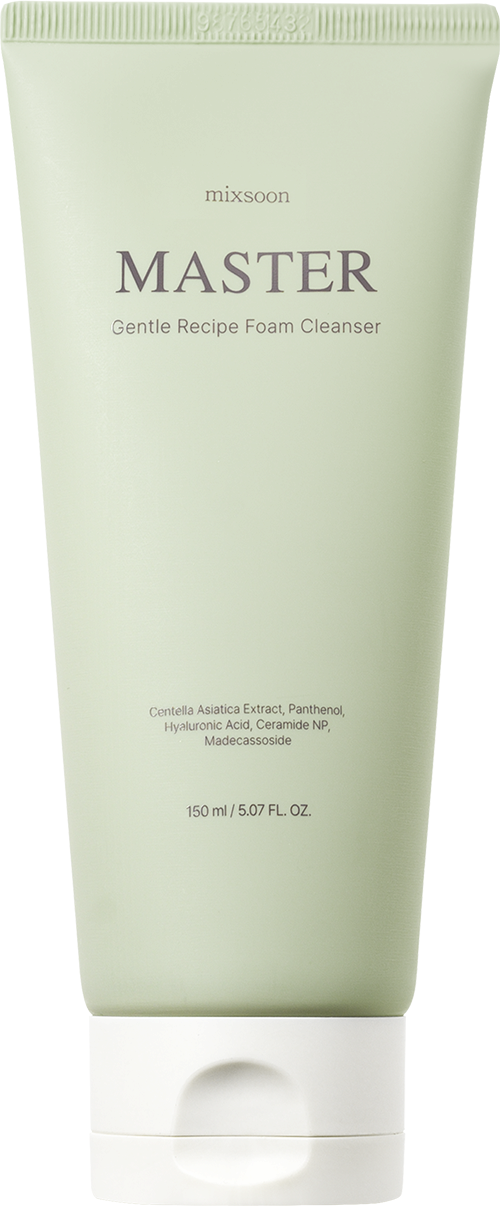 [Mixsoon] Master Gentle Recipe Foam Cleanser 150ml, Weak acidity, Mild