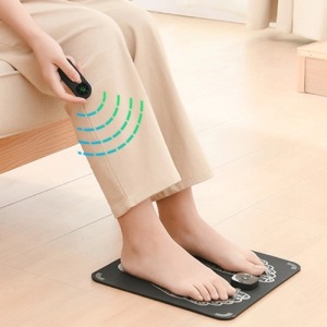 New Arrival Intelligent Collapsible EMS Foot Massager Mat Foot Detachable Control Unit Electric Foot Blood Circulation Massager