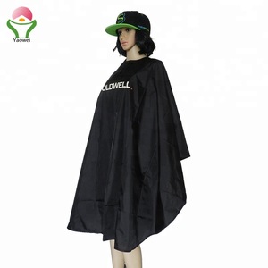 New Arrival Professional Satin Polyester waterproof Hair Salon Capes, Cutting Customized Barber Capes