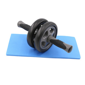 Non- Slip Handles Smooth body building stretch ab Wheel