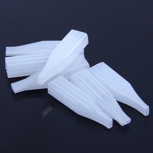 Permanent makeup disposable plastic tattoo tips for eyebrow tattoo machine