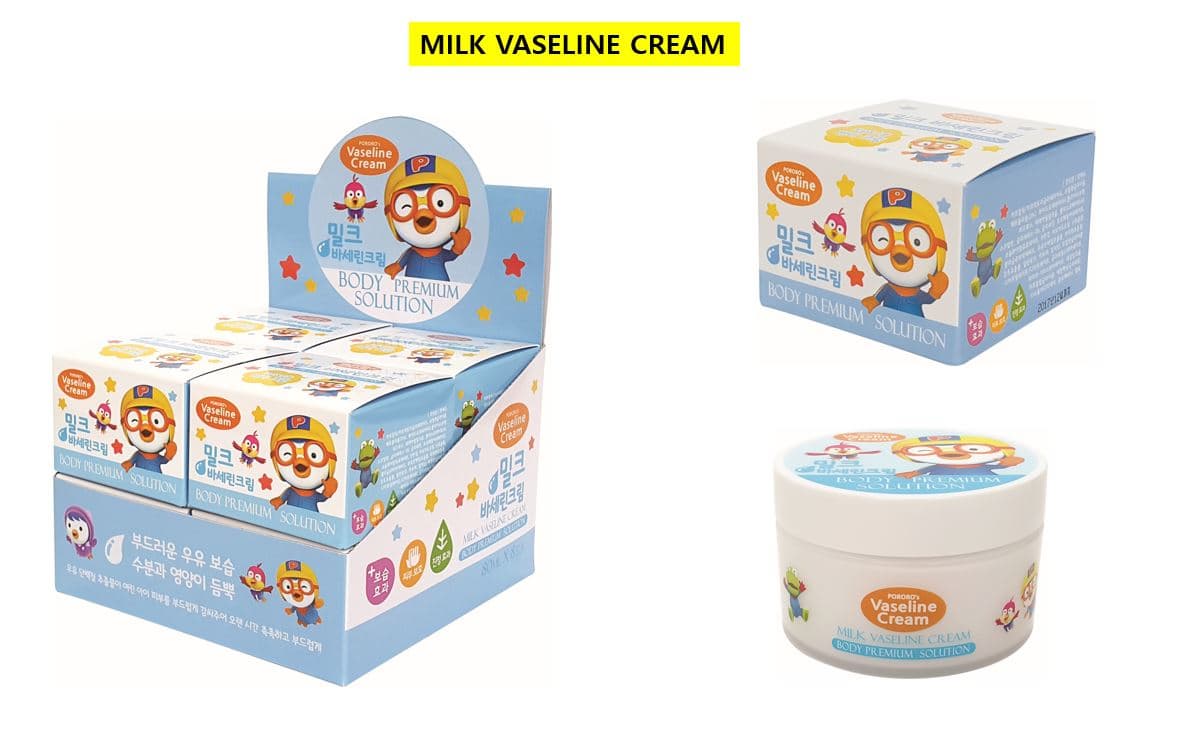PORORO VASELINE CREAM  BODY LOTION, BABY LOTION KIDS LOTION
