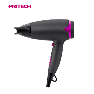 PRITECH High Quality Custom Ionic Function Dual Voltage Professional Foldable Travel Hair Dryer