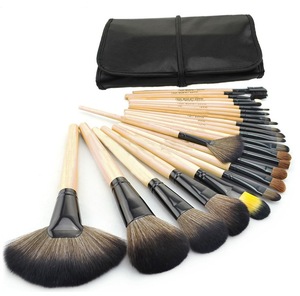 Private Label Acceptable Aoyue 24 pcs brush makeup ,facial beauty brush,make up brush sets