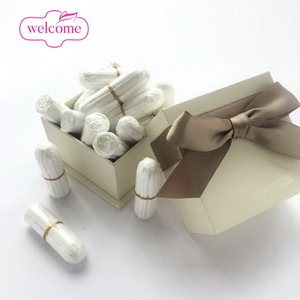 Private Label Certified Organic Cotton Nasal Tampon Brands , Light Regular Super Absorbency Tampons