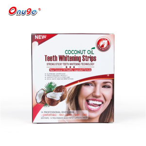 Private Label Whitening Teeth Strips Coconut Oil Flavor