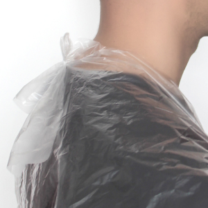 salon barber hair cut waterproof disposable cape hairdresser