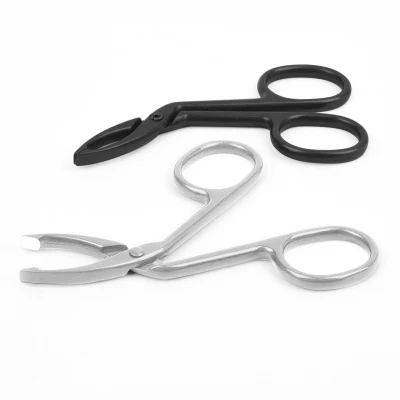 Scissors Shaped Eyebrow Tweezers Flat Tip Tweezers Hair Plucker and Slanted Tip Tweezers Stainless Steel Scissor