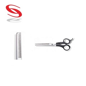 Taiwan 40 teeth DIN stainless steel barber scissor