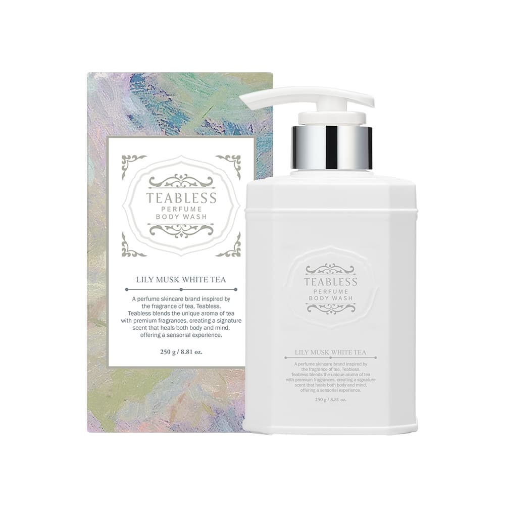 Teabless Perfume Body Wash Lily Musk White Tea 250g