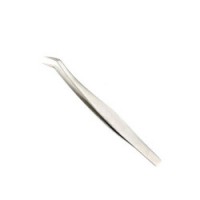 Titanium Alloy Pointed Tweezers and Curved Tweezers Fly Line Fingerprint For Professional Volume Tweezers