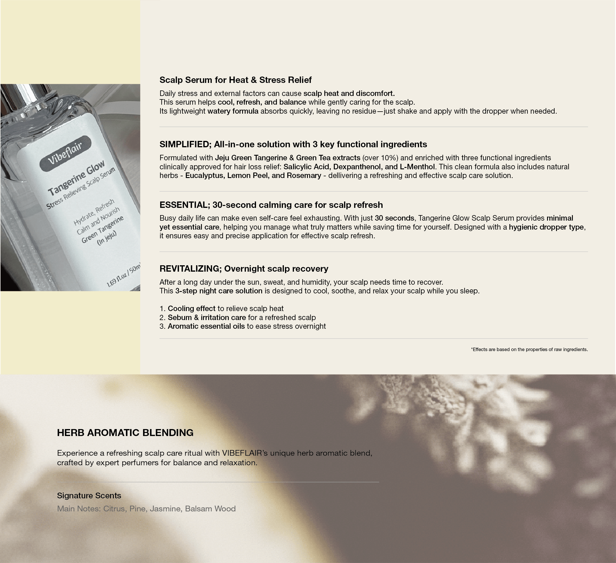 VIBEFLAIR Stress Relieving Scalp Serum