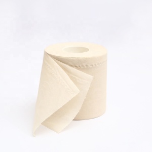 Virgin Wood Pulp 100% Cellulose customized print Bathroom Tissue Paper rolls