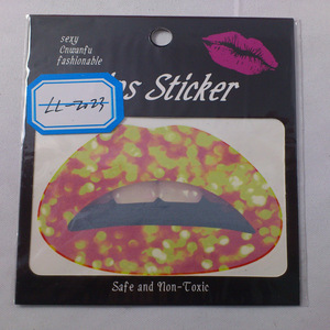 waterproof temporary tattoo lip sticker