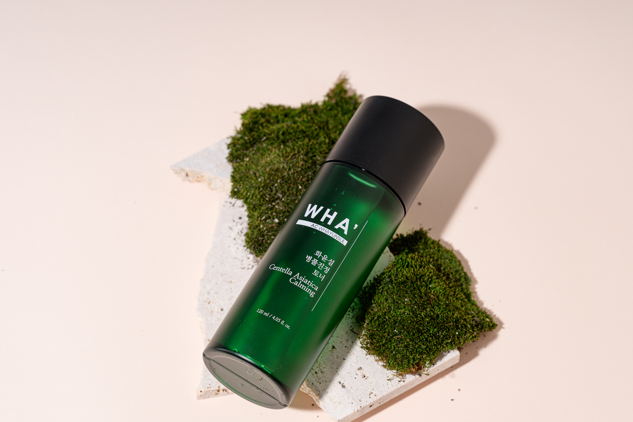 WHAYUNSUL CENTELLA ASIATICA  CAMING TONER (120ml) ,Acne toner, whitening toner, natural toner