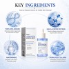 Advanced PDRN Copper Peptide Serum with GHK-Cu Hyaluronic Acid & Hydrolyzed Collagen Face Serum for Firming Skin Care Elasticity