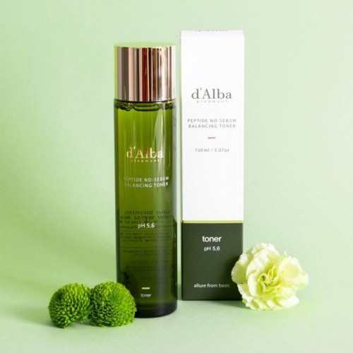 D’Alba Peptide No-Sebum Balancing Toner 145 ml