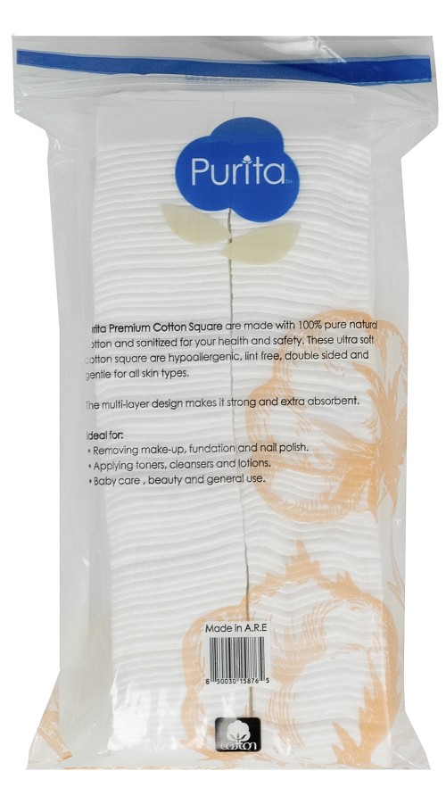 Premium Cotton Square Pads 100/160 pcs