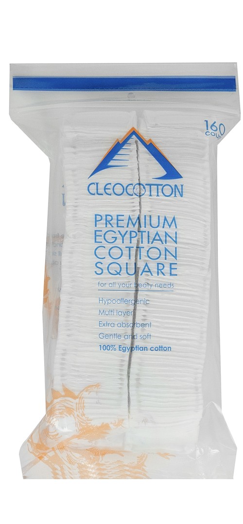 Premium Cotton Square Pads 100/160 pcs