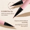 Private Label Liquid Eyeliner Pen OEM ODM, Waterproof Smooth Application, Custom Color & Tube Design, Fiber Tip / Felt Tip Optional