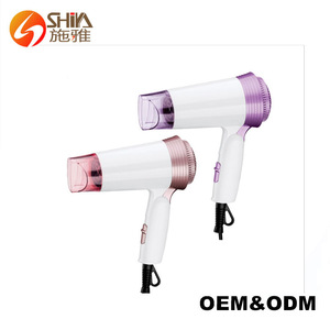 2019 electric AC new design custom hot and cold mini travel hotel foldable hair dryer wholesale