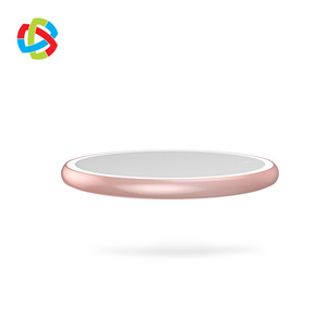 2019 New Product portable mirror wireless makeup charger LED makeup mirror HLQ-i2