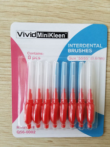 8 Packed STAINLESS STEEL WIRE Interdental Brush