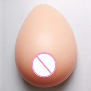 Adhesive Big Breast Crossdressing and Mastectomy Water Drop Silicone Breast Forms for Men