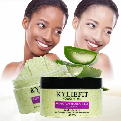 Ailke Anti-Aging Lemon Exfoliating Tomato Whitening Body Scrub 250g to Dark Spot Removed Corrector