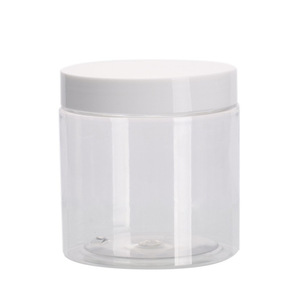  supplier 400ml large container cosmetic jar with white lid