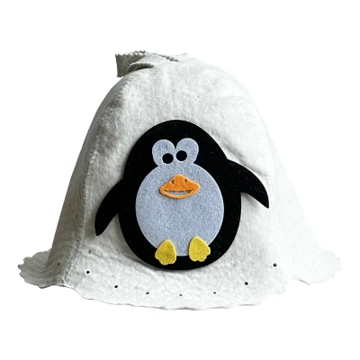 Animal Style OEM Customised 100% Sheep Wool Felt Sauna Hat Wool