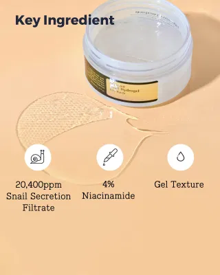Beauty Cosmetics Skin Care Advanced Snail Hydrogel Eye Patch Moisturizing Repairing Clearing