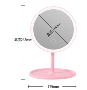 best selling Tabletop makeup cosmet mirror with led light and cooling  cosmetic mirror