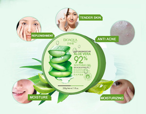 Bioaqua soothing aloe vera gel lasting moisture face cream skin care