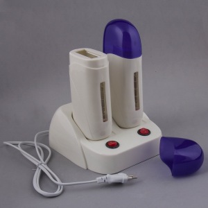 Body hair removal depilatory wax heater machine double roll-on wax cartridge wax warmer