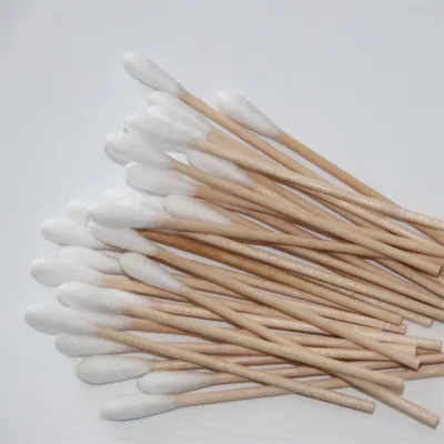 Degradable Bamboo Pure Cotton Cotton Buds FDA