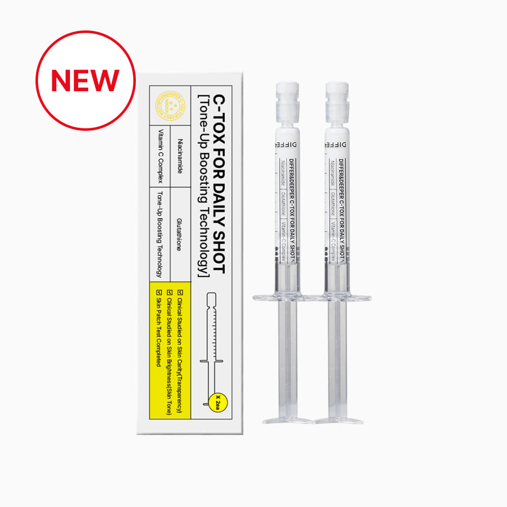[DIFFER&amp;DEEPER] C-tox for daily shot RX Starter Pack