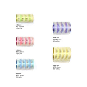 Different colors Custom made beauty aluminum core metal hair roller