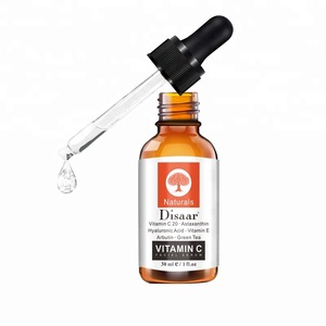 Disaar LOW MOQ Green Tea Moisturizing Whitening Face Vitamin C Facial Serum With Hyaluronic Acid as skin care serum for face