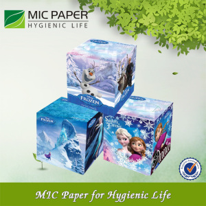 Eco-Friendly Disposable Soft Tissue Paper Box Package Facial Tissue Paper