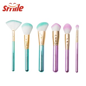 Eye Shadow Glitter Beauty Vegan Cosmetic Tool Soft Synthetic Hair Mini Makeup Brush Kit