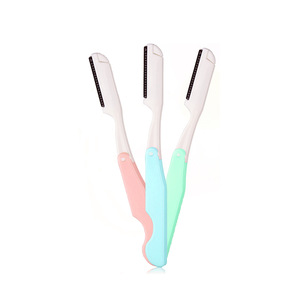 Eyebrow Hair Remover Single Blade Safety Foldable Mini Eyebrow Razor Trimmer